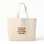 Empty Stomach Canvas Bags