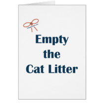 Empty The Cat Litter Reminders