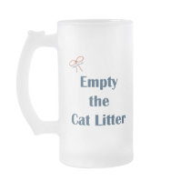 Empty The Cat Litter Reminders Mugs