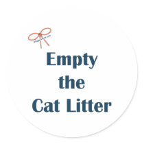 Empty The Cat Litter Reminders