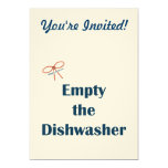 Empty The Dishwasher Reminders Card