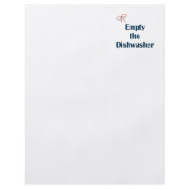 Empty The Dishwasher Reminders Custom Flyer