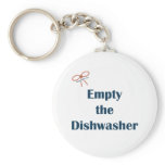 Empty The Dishwasher Reminders Key Chain