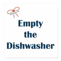 Empty The Dishwasher Reminders