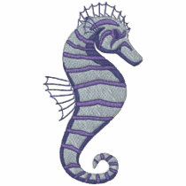 Emrboidered Purple Seahorse Tees - Customizable embroidered shirts by naturetees Emrboidered Purple Seahorse Tees - Customizable embroidered shirts