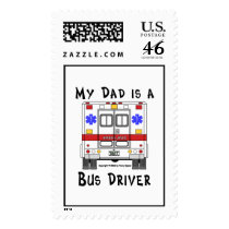 EMS Ambulance, Bus Driver Dad, Stamp