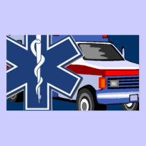 EMS Ambulance business cards