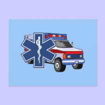 EMS Ambulance postcards