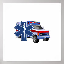 EMS Ambulance Print