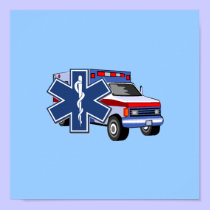 EMS Ambulance posters