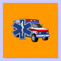 EMS Ambulance posters