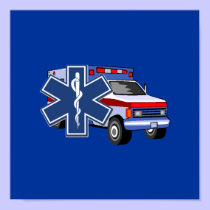 EMS Ambulance posters