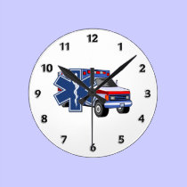 EMS Ambulance wall clocks
