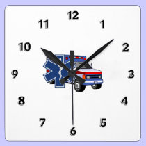 EMS Ambulance wall clocks