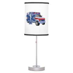 EMS Ambulance Table Lamp