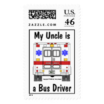 EMS-Ambulance, Uncle Bus Driver, Stamp