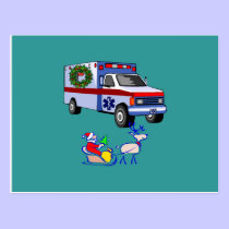 EMS Christmas Gifts postcards