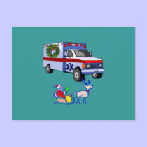 EMS Christmas Gifts postcards