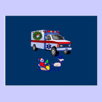 EMS Christmas Gifts postcards