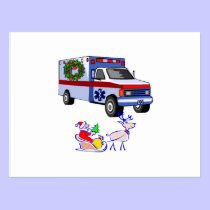EMS Christmas Gifts postcards
