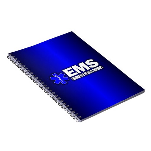EMS -Emergency Medical Services Note Book | Zazzle