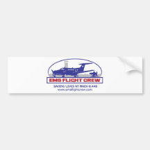 EMS Fixed Wing Turbo Prop Bumper Sticker