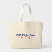 EMS Flight Crew (fwd banner) Tote Bags