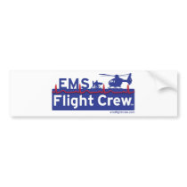 EMS Flight Crew Helicopter Alternate Logo Bumper Sticker