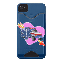 EMS Heart of Care Id Iphone 4 Case