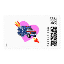 EMS Heart of Care Postage Stamp
