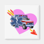 EMS Heart of Care Refrigerator Magnet