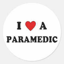 EMS I Love A Paramedic Sticker