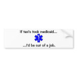 EMS or Taxi Bumper Sticker