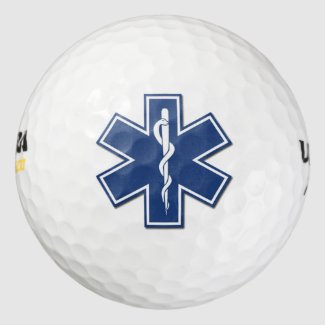 EMS Theme Golf Balls, Club Covers and Towels