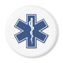 EMS Star of Life magnets by bonfireems EMS Star of Life magnets