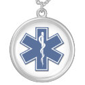 EMS Star of Life Custom Necklace