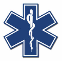 EMS Star of Life Acrylic Cut Out