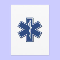 EMS Star of Life postcards