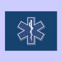 EMS Star of Life postcards