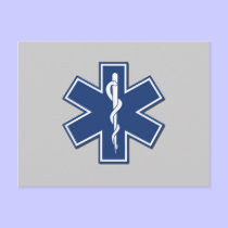 EMS Star of Life postcards