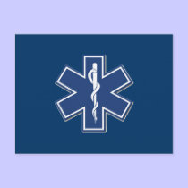 EMS Star of Life postcards