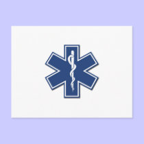 EMS Star of Life postcards