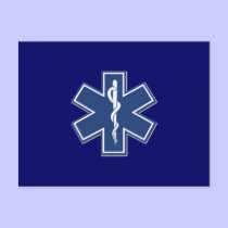 EMS Star of Life postcards