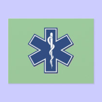 EMS Star of Life postcards