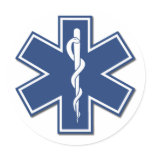 EMS Star of Life Sticker