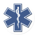 EMS Star of Life stickers