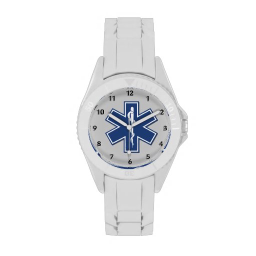 EMS Star of Life Wrist Watch Zazzle