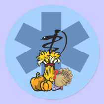 EMS Thanksgiving stickers