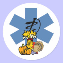 EMS Thanksgiving stickers