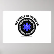EMS - The wheels go round & round, Poster